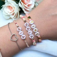 Lade das Bild in den Galerie-Viewer, Armband mit Namen gold roségold