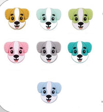 Lade das Bild in den Galerie-Viewer, Schnullerkette Set mit Namen Junge Silikon blau weiß