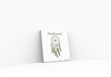 Lade das Bild in den Galerie-Viewer, Babyzimmer Bild mit Namen Baby Traumfänger