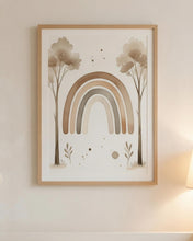 Load image into Gallery viewer, Geburtsposter mit Namen Kinderzimmer Bilder Set Wanddeko Babyzimmer Dekoration Waldtiere