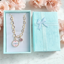 Lade das Bild in den Galerie-Viewer, Armband mit Namen Armkette personalisiert gold Edelstahl mit Geburtsstein