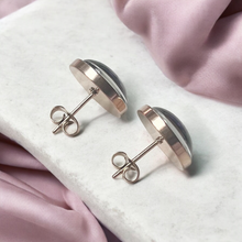 Lade das Bild in den Galerie-Viewer, Ohrringe Ohrstecker gold silber roségold Edelstahl Blumen Geschenk Freundin Frau Mädchen