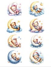 Lade das Bild in den Galerie-Viewer, Personalisierte Nachtlampe Nachtlicht Lampe mit Namen Baby Kinderzimmer beige