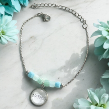 Lade das Bild in den Galerie-Viewer, Personalisiertes Armband mit Name Armkette Edelstahl silber