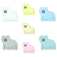 Lade das Bild in den Galerie-Viewer, Baby Schnullerkette mit Namen Mädchen Silikon Elefant