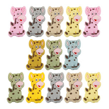 Lade das Bild in den Galerie-Viewer, Schnullerkette mit Name Junge Silikon Holz grün grau Elefant