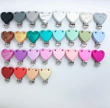 Lade das Bild in den Galerie-Viewer, Schnullerkette Mädchen mit Namen Silikon rosa grau weiß