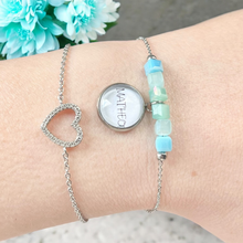 Lade das Bild in den Galerie-Viewer, Personalisiertes Armband mit Name Armkette Edelstahl silber