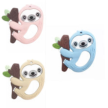 Lade das Bild in den Galerie-Viewer, Schnullerkette mit Namen Mädchen Set Holz Silikon altrosa weinrot