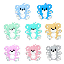 Lade das Bild in den Galerie-Viewer, Schnullerkette Set Mädchen rosa beige Giraffe