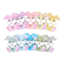 Lade das Bild in den Galerie-Viewer, Schnullerkette mit Namen Mädchen Set Silikon rosa