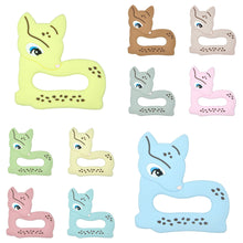 Lade das Bild in den Galerie-Viewer, Schnullerkette Set Mädchen rosa beige Giraffe