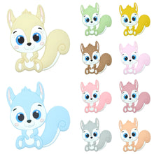 Lade das Bild in den Galerie-Viewer, Beißring Greifring Greifling mit Namen Silikon Giraffe