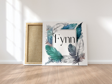 Lade das Bild in den Galerie-Viewer, Personalisiertes Kinderzimmer Bild mit Namen Baby