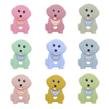 Lade das Bild in den Galerie-Viewer, Schnullerkette Set mit Namen Silikon Mädchen rosa weiß Herz