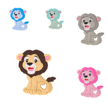 Lade das Bild in den Galerie-Viewer, Beißkette Beißring Greifring mit Namen Silikon Elefant