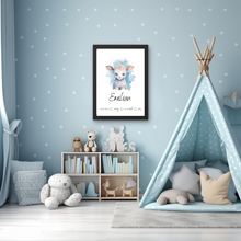 Charger l'image dans la galerie, Poster mit Geburtsdaten Baby