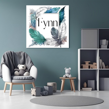 Lade das Bild in den Galerie-Viewer, Personalisiertes Kinderzimmer Bild mit Namen Baby
