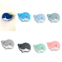 Lade das Bild in den Galerie-Viewer, Schnullerkette mit Namen Silikon Hund gelb beige