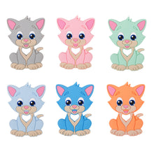 Lade das Bild in den Galerie-Viewer, Beißkette mit Namen Silikon Junge