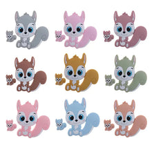 Lade das Bild in den Galerie-Viewer, Schnullerkette mit Namen Set Junge Hund beige hellblau