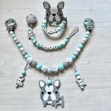 Lade das Bild in den Galerie-Viewer, Schnullerketten Set Junge Silikon Baby Geschenk