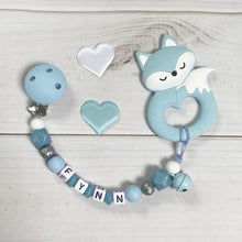 Lade das Bild in den Galerie-Viewer, Beißkette mit Namen Silikon Junge Fuchs