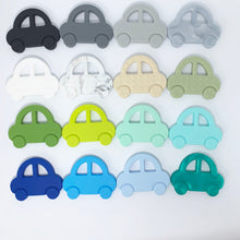 Lade das Bild in den Galerie-Viewer, Beißkette mit Namen Silikon Beißring Greifling Greifring Baby