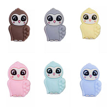 Lade das Bild in den Galerie-Viewer, Schnullerkette mit Namen Junge Silikon grau blau