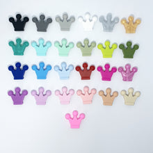 Lade das Bild in den Galerie-Viewer, Schnullerkette mit Namen Silikon Mädchen weinrot grau altrosa