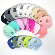 Lade das Bild in den Galerie-Viewer, Schnullerketten Beißring Set mit Namen rosa