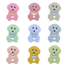 Lade das Bild in den Galerie-Viewer, Beißkette mit Namen Silikon Beißring Greifling Greifring Baby