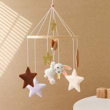 Load image into Gallery viewer, Baby Mobile Hase Junge Mädchen neutral Holz
