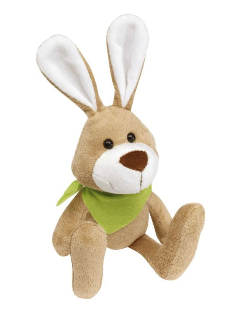 Stofftier Hase mit Namen Baby Geschenk personalisiert Junge Mädchen